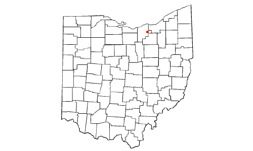 Location of Brunswick in OH
