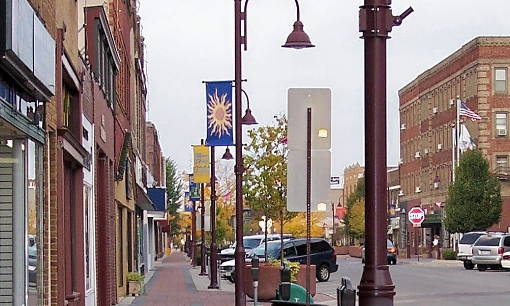 Main Street in Ames, IA
