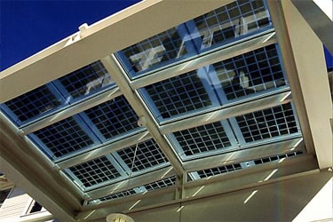 solar panel glass skylight