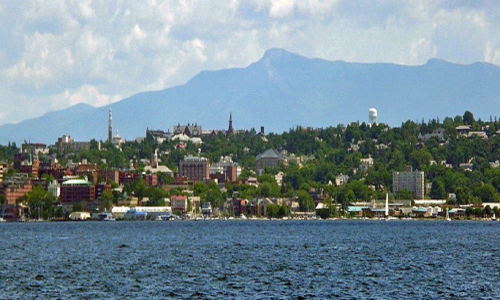 Panorama of Burlington, VT