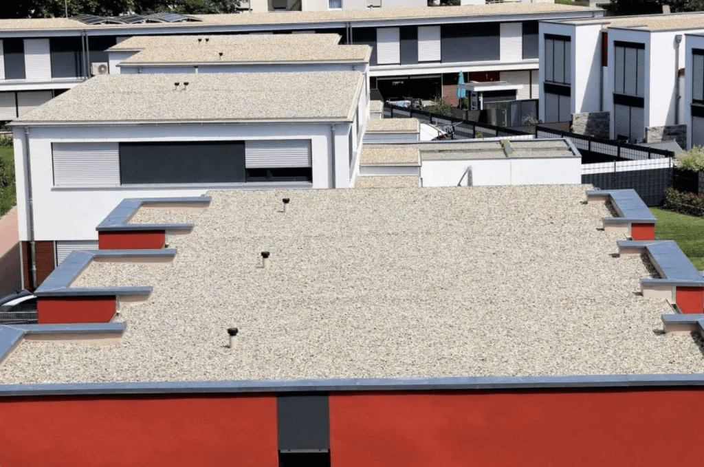 Tar and Gravel Residential Roof