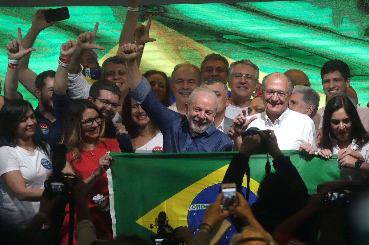 Luiz Inácio Lula da Silva attends a celebration event in São Paulo, Brazil