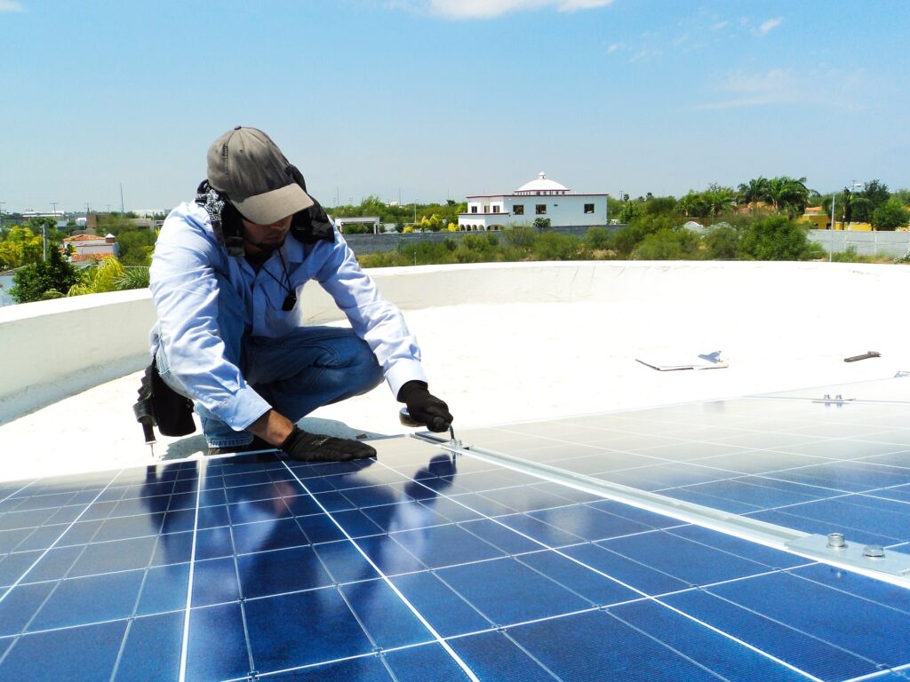 Massachusetts Rooftop solar panel installation