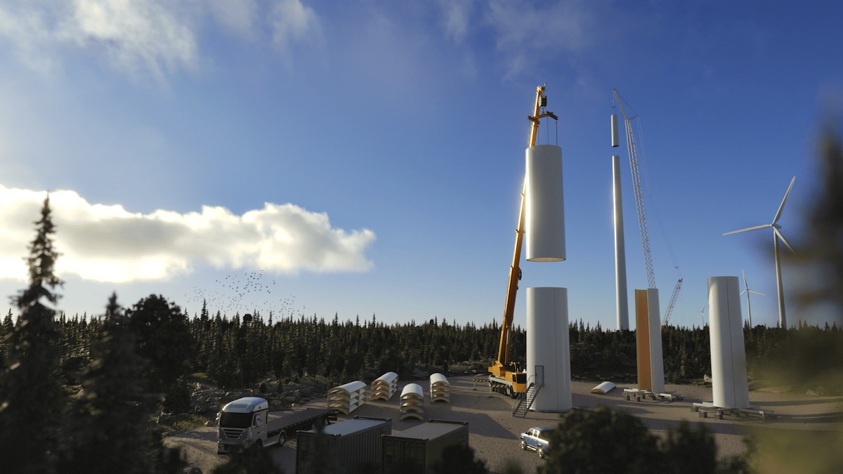 Stora Enso has previously partnered with wood technology company Modvion to build wooden wind turbine towers