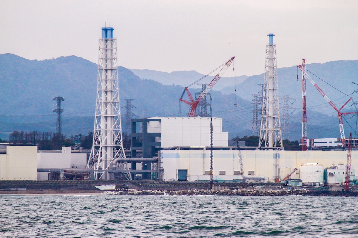 The damaged Fukushima Daiichi Nuclear Power Station in 2013