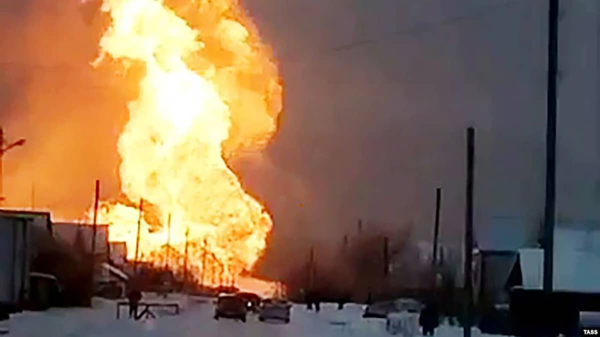 An explosion and fire at a major pipeline transporting Russia's natural gas from Siberia to Europe