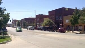 Street view of downtown Hutchinson