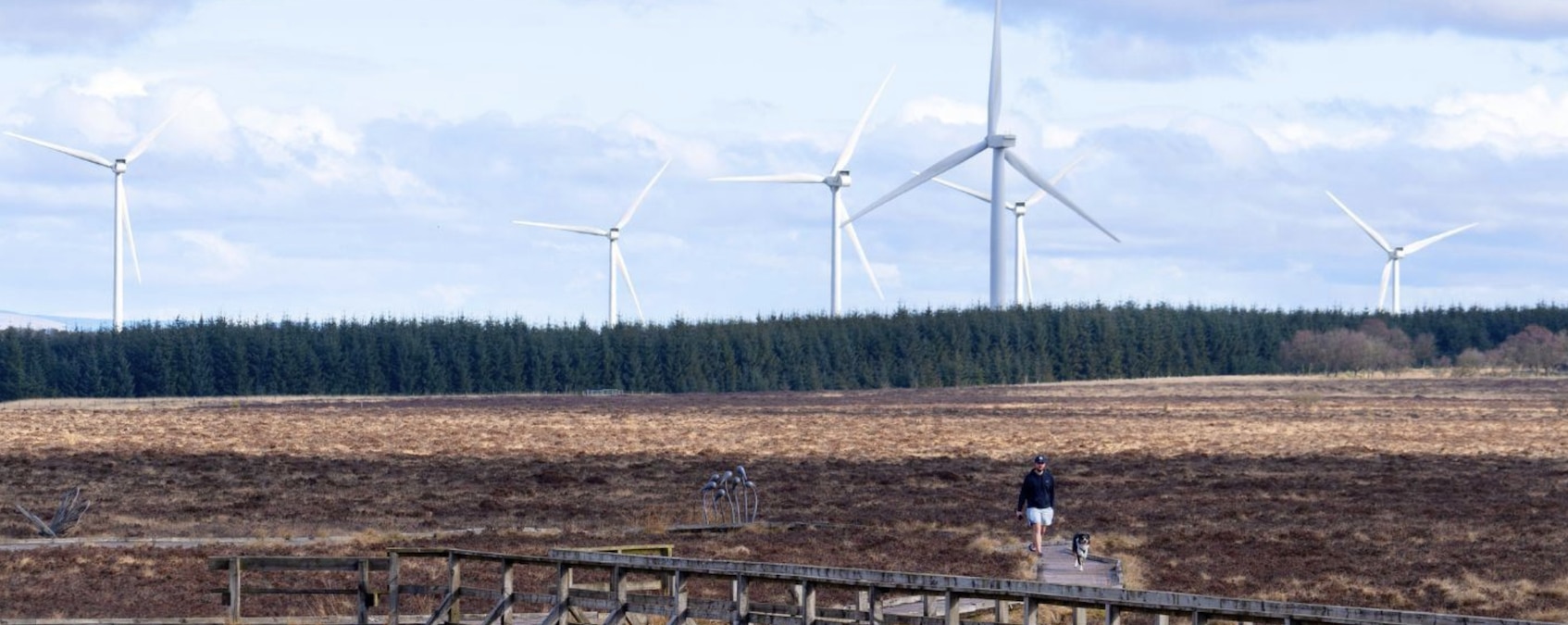 A wind farm in the UK