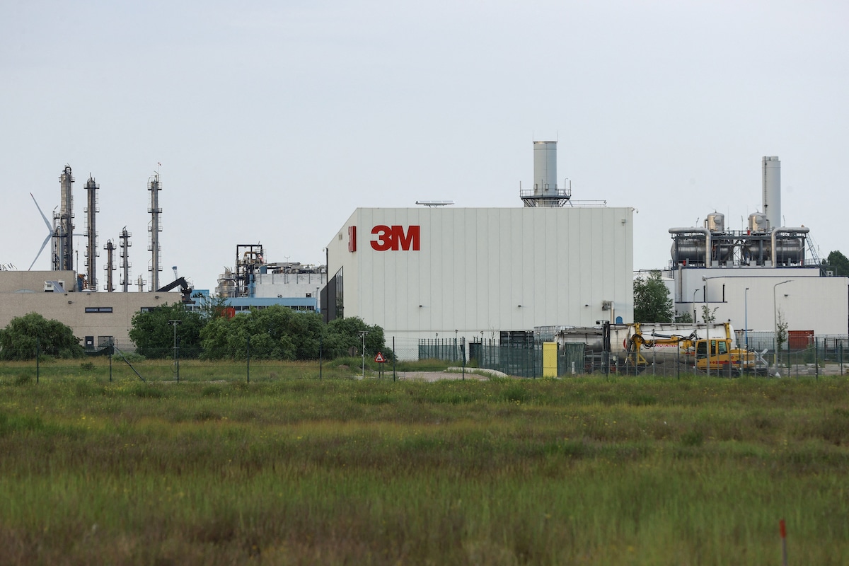 A 3M PFAS plant in Zwijndrecht, Flanders, is a PFAS contamination “hot spot.”