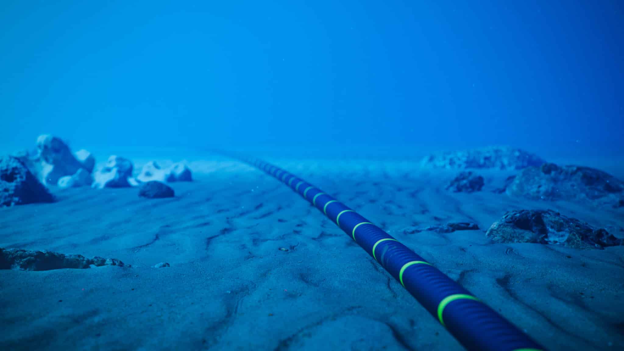 Underwater fiber-optic cables