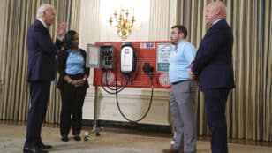Biden Admin Wants Federally Funded EV Chargers to Be Made in U.S. and Work With Any Vehicle