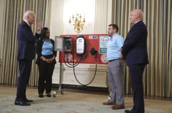 Biden Admin Wants Federally Funded EV Chargers to Be Made in U.S. and Work With Any Vehicle