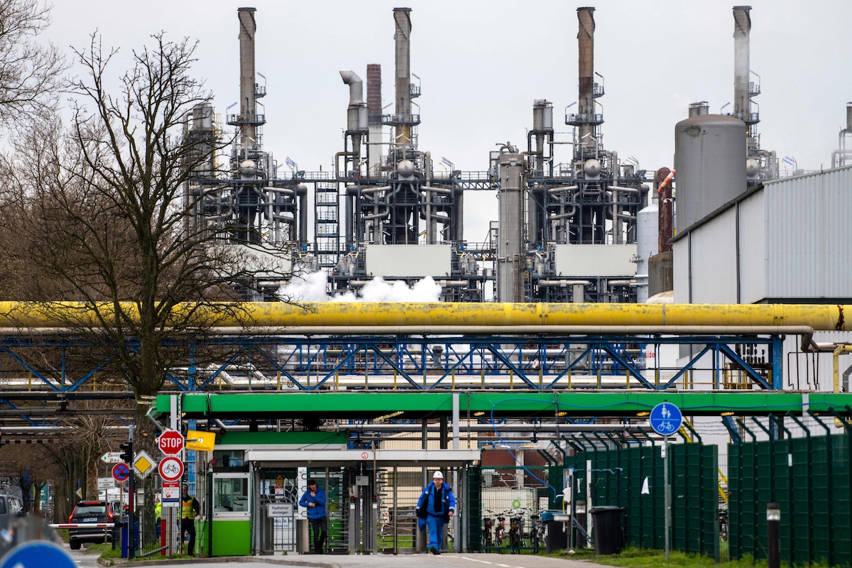 The BP petroleum refinery in Gelsenkirchen, western Germany