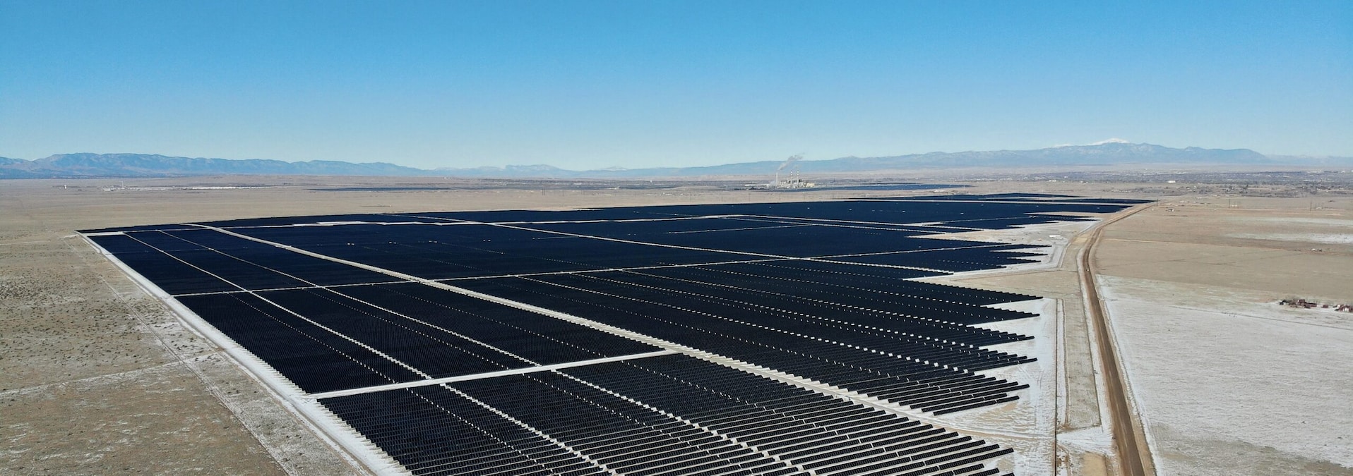 The 293 megawatt Sun Mountain Solar project in Pueblo, Colorado