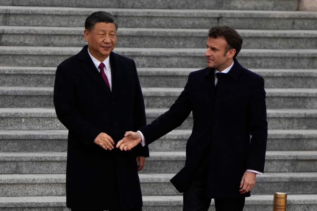 French President Macron Visits China