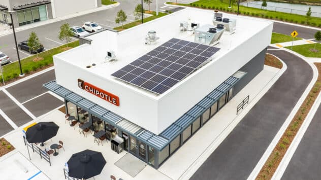 Chipotle Goes Electric With Rooftop Solar, Wind Energy and EV Chargers