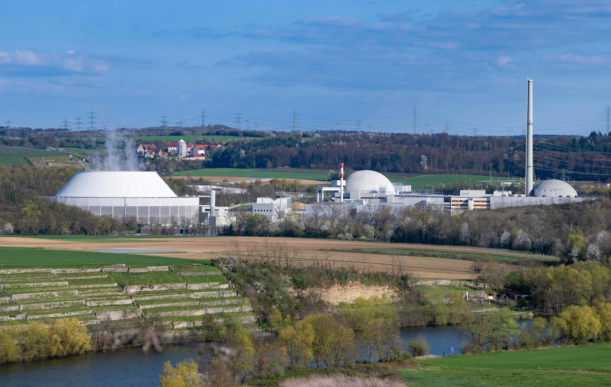 The nuclear power plant in Neckarwestheim, one of Germany’s last three nuclear reactors