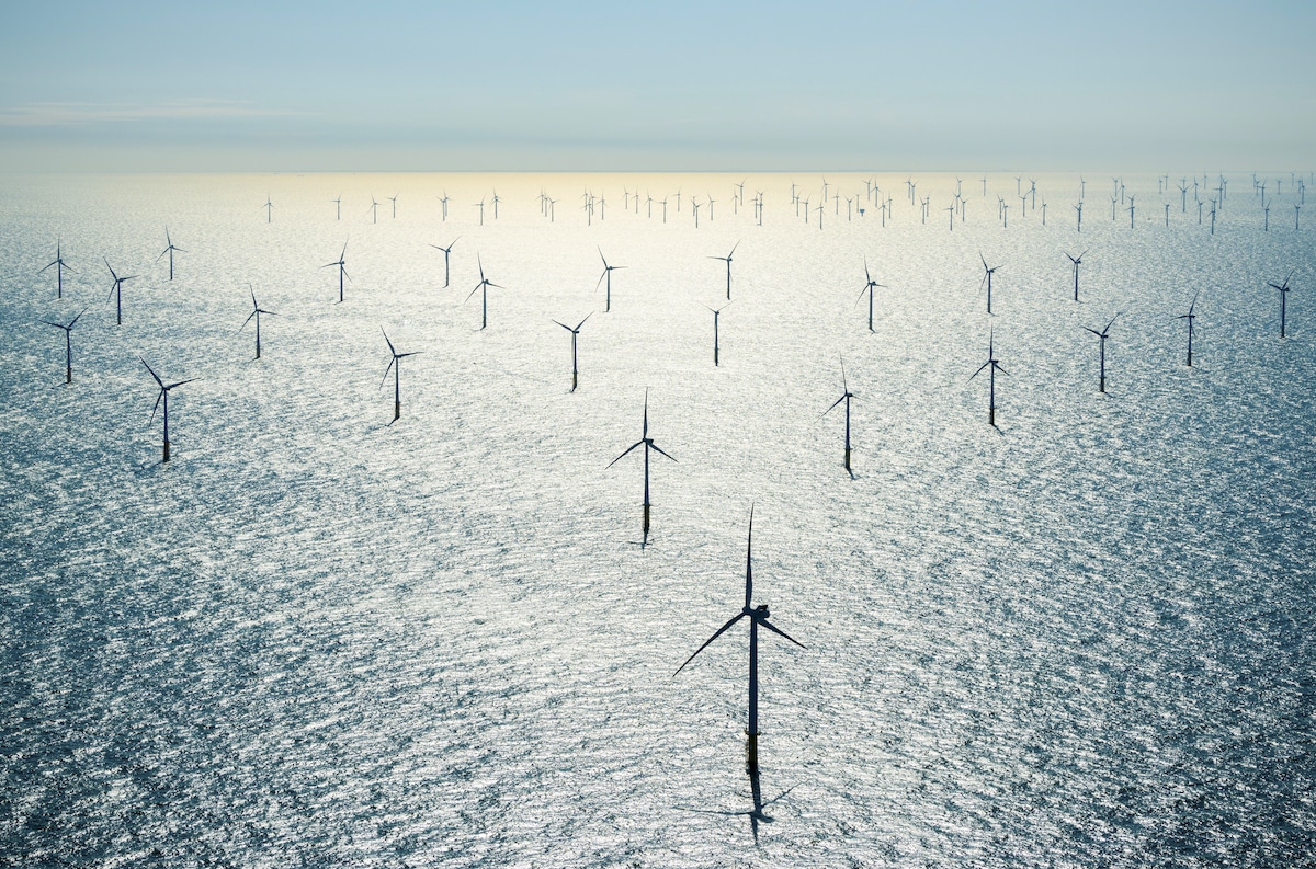 A North Sea offshore wind farm in the Netherlands