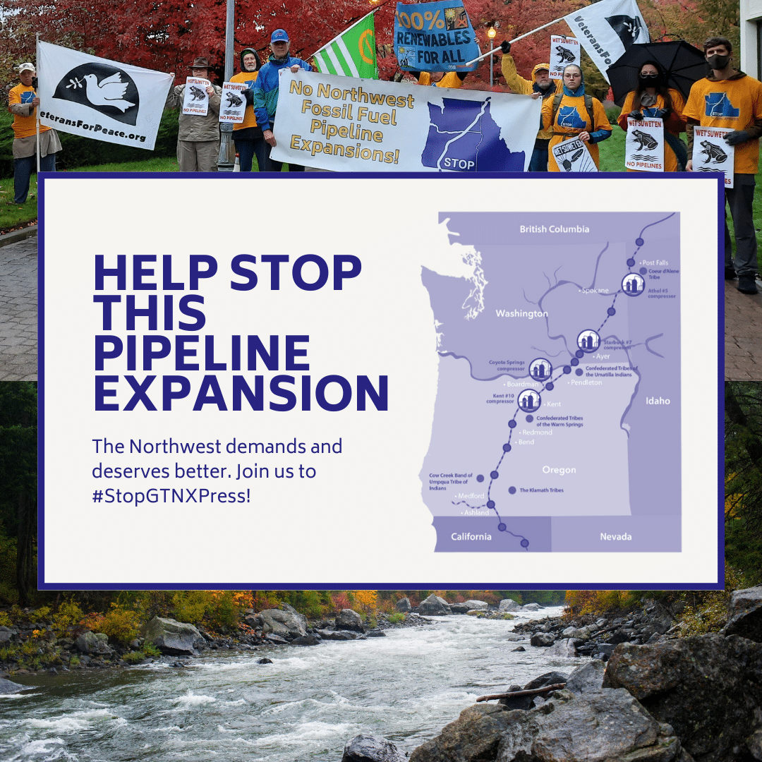 poster to stop pipeline expansion