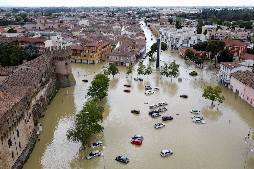 Catastrophic Flooding in Italy Leaves 13 People Dead, Forces Thousands to Flee Italy-flooding-aerial