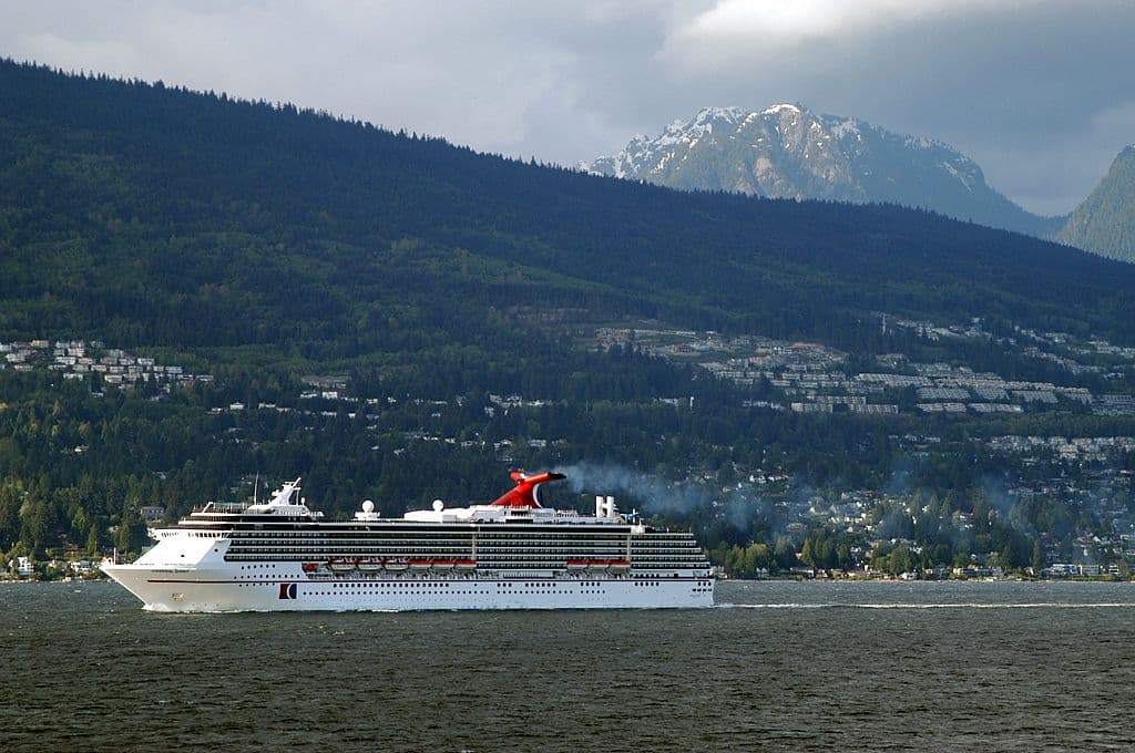 Kreuzfahrtschiff "Carnival Spirit", Vancouver, Kanada, Schiff, B