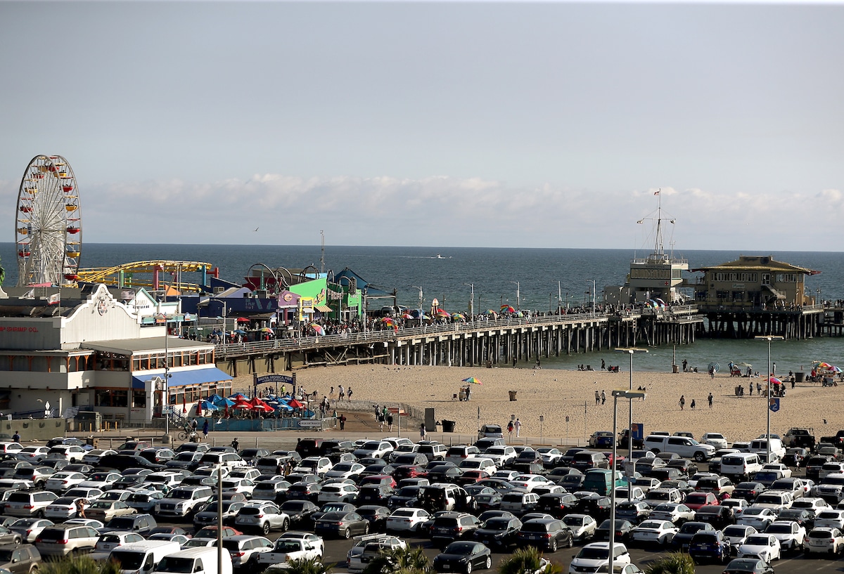 The Santa Monica Pier is among the most polluted beaches in California