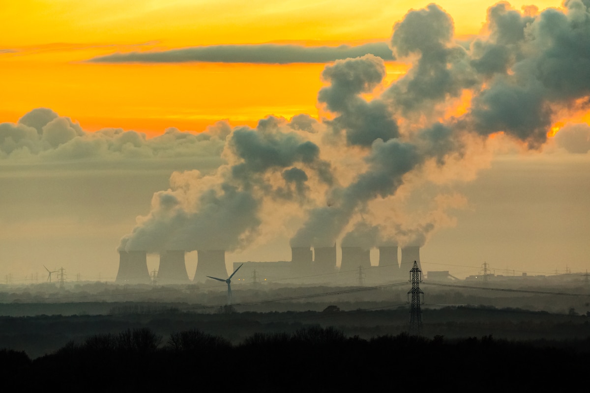 The Drax power station in North Yorkshire, UK was Western Europe's largest coal-fired power plant but is now the UK's largest generator of renewable energy