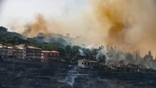 Deadly Wildfires Spread Across the Mediterranean