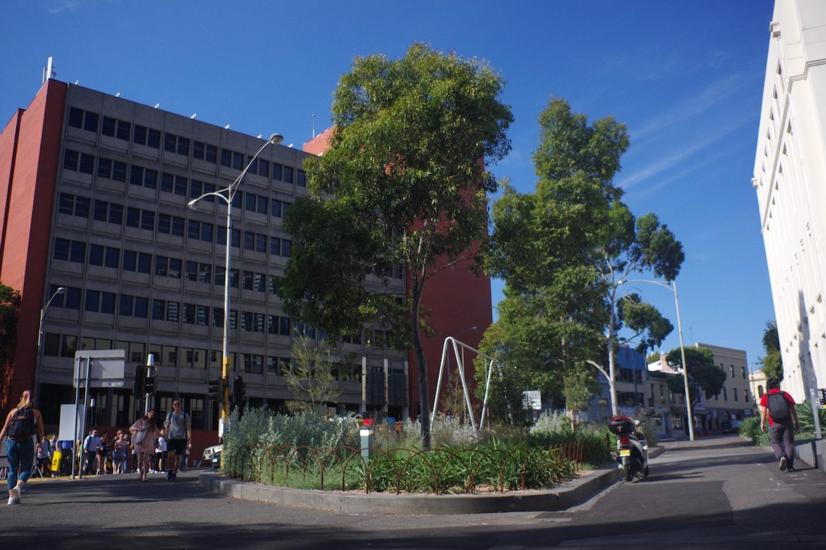 The urban greenspace researchers’ study site in Melbourne, Australia