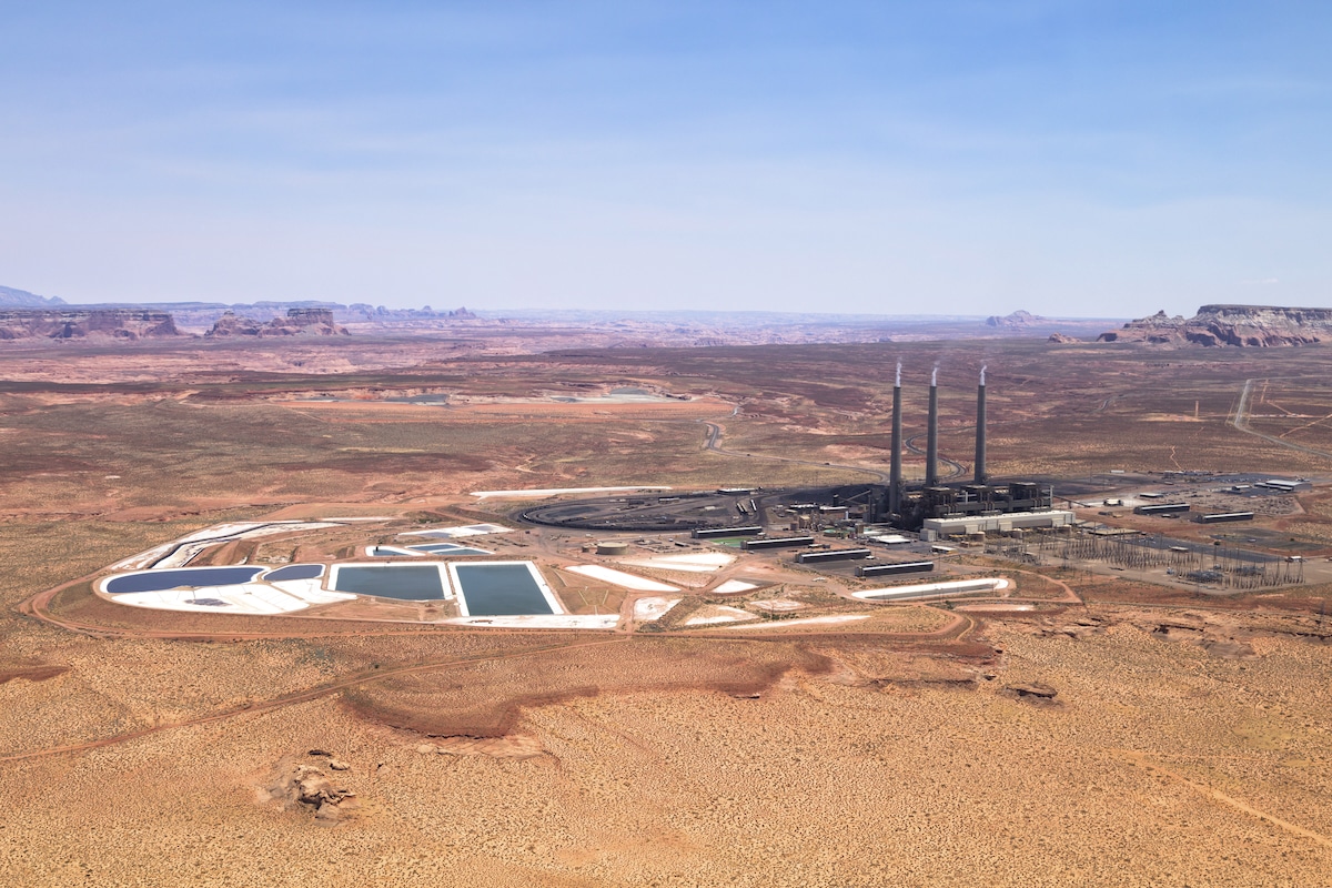 The Navajo Generating Station is a 2250 megawatt coal-fired power plant located on the Navajo Nation Reservation near Page, Arizona