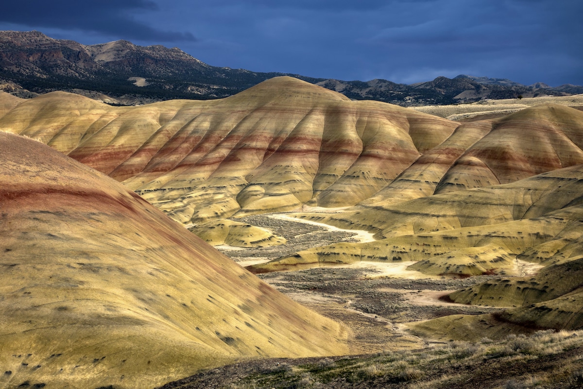 Painted Hills at the John Day Fossil Beds National Monument in central Oregon