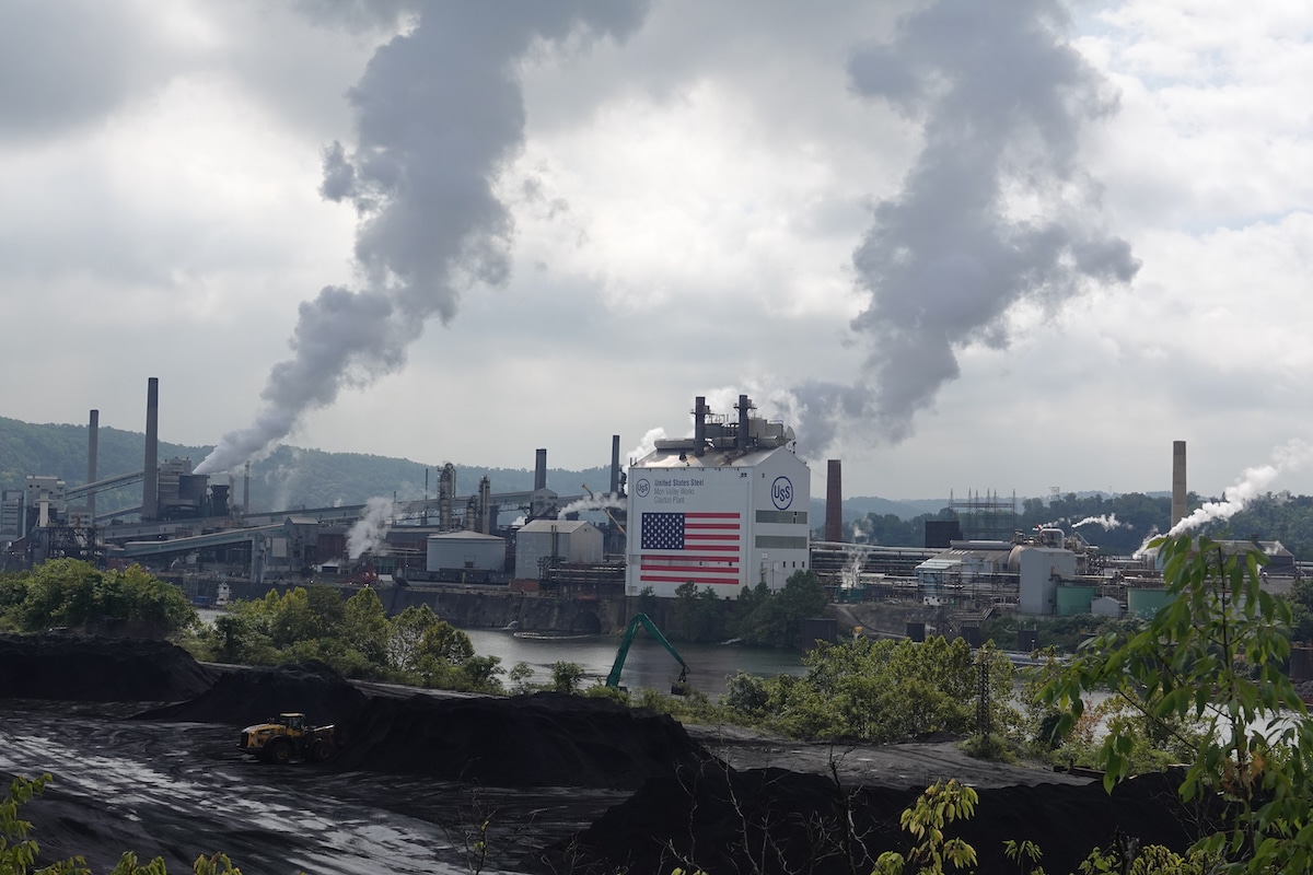 The United States Steel Corp. Clairton Coke Works along the banks of the Monongahela River in Clairton, Pennsylvania