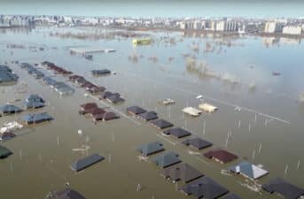 Rivers in Russia and Kazakhstan See Worst Flooding in Nearly a Century